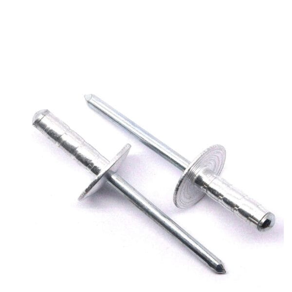 Multi grip aluminum rivets steel drive rivets